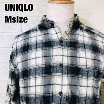 UNIQLO 유니클로 체크 무늬 긴팔 플란넬 셔츠 0061