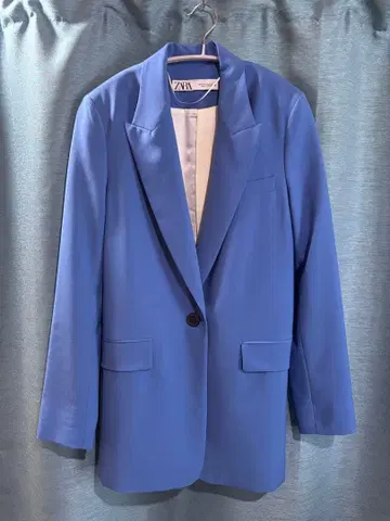 블루 테일러드 자켓 셋업