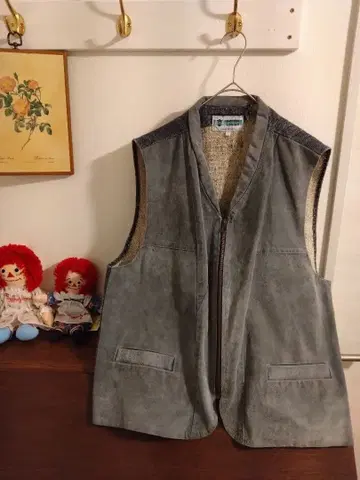 GREEN LIGHT 그레이 집업 베스트 L