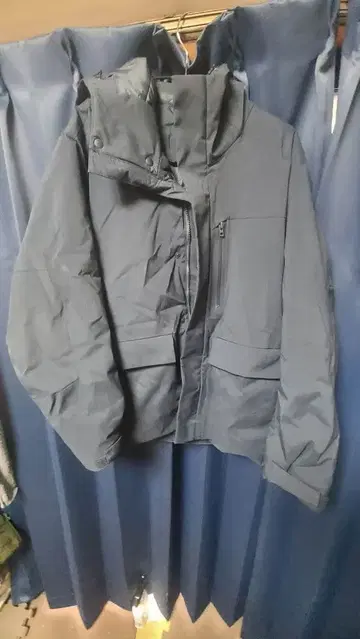 UNIQLO 하이브리드 다운 후드티 M 네이비