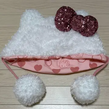 유니버셜 usj 팬캡 키티 스팽글