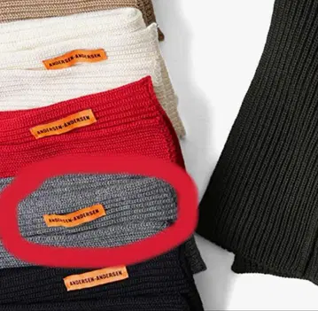 안데르센 안데르센 머플러 그레이 새상품