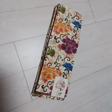 순수 실크 염색 오비 양면 반폭 오비 빙가타풍