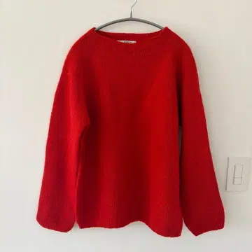 새상품급 Nor'Easterly 크루넥 스웨터 38 레드