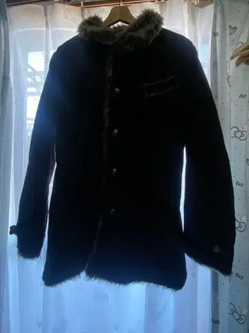 마시모 브라운 무스탕 코트 사이즈 L