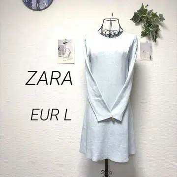 8941-1 자라 ZARA 원피스 레이온 혼방 무지 EUR L 사이즈