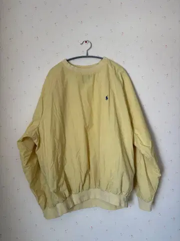 Polo 연한 노란색 긴팔 점퍼