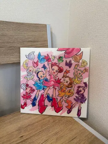 오쟈마녀 도레미 25th 복권 A상 신작 캔버스 보드