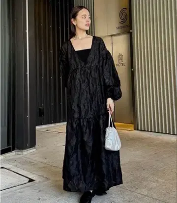 mystic 꽃무늬 오간자 원피스