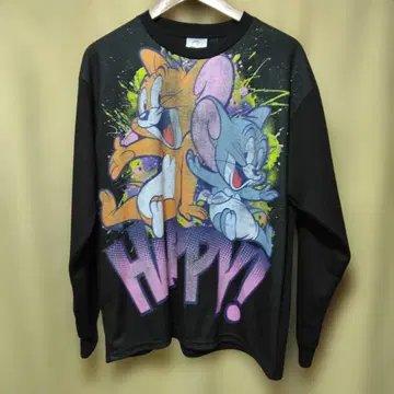 톰과 제리 맨투맨 블랙