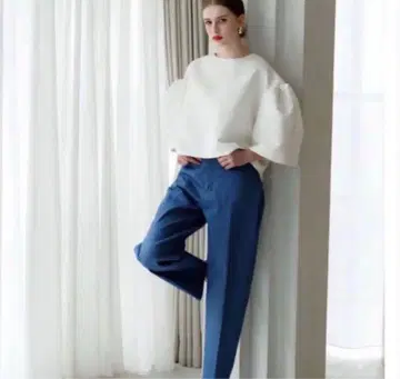 새상품 liten 리텐 YOKUBARI Wide Pants 블루 2