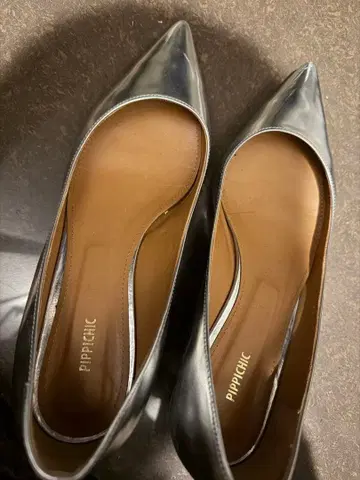 PIPPICHIC 실버 스틸레토 펌프스
