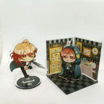 컬러풀 피치 우리 씨 트위스티드 원더랜드 아크릴 스탠드 2개