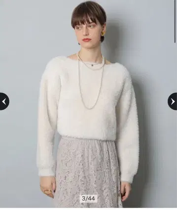 CADUNE 접결 페더 니트 사이즈 38