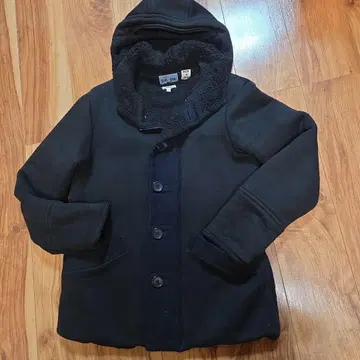 BLUE BLUE 후드 부착 코트 할리우드 런치 마켓 네이비 컬러