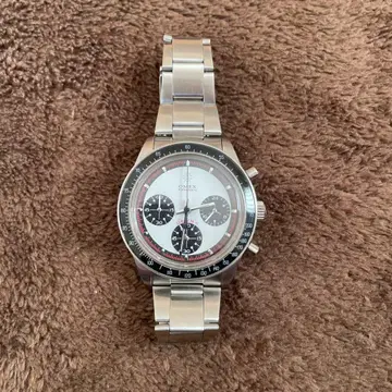 중고품 OMEX 크로노그래프 타입 손목시계