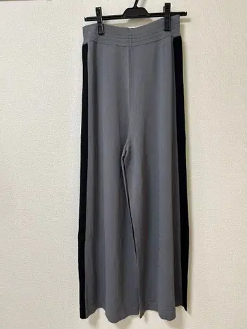 그레이 와이드 팬츠 사이즈 38 야마다야 aga