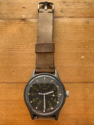 TIMEX 인디글로 쿼츠 손목시계 작동 확인 완료