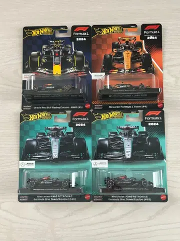 핫휠 F1 2024 4대 세트