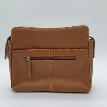 브라운 가죽 숄더백