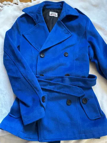 아담스 저글러 블루 피 코트 남성용 M 사이즈 자켓