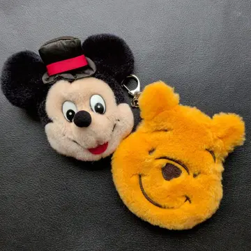 도쿄 디즈니랜드 미키 & 푸우 코인 케이스 2개 묶음 판매