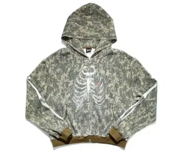 NOREMID 더블 지퍼 후드티 스티커 포함