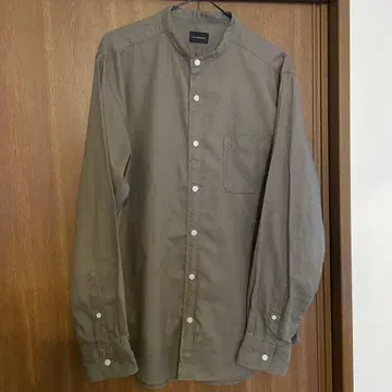 그린 레이블 릴랙싱 긴팔 셔츠 올리브 카키