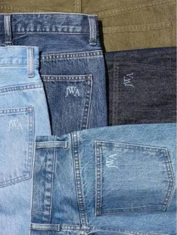 UNIQLO JW ANDERSON 스트레이트 데님 데님 블루