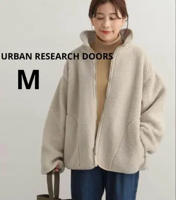 어반 리서치 도어스 보아 지퍼 리버서블 자켓 아이보리 사이즈 M