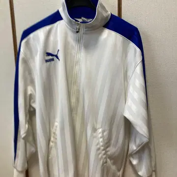PUMA 저지 화이트/블루 L 사이즈