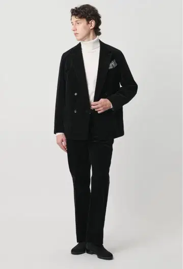 UNITED ARROWS 코듀로이 4버튼 더블 자켓 미사용품