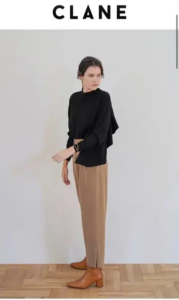[ CLANE ] 백프릴 니트탑