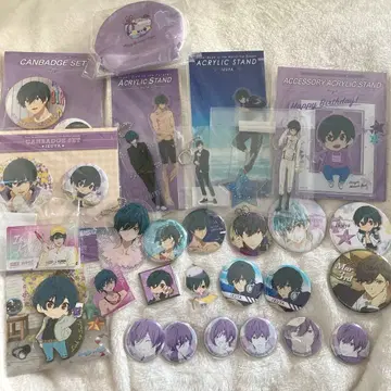 free! 키리시마 이쿠야 캔뱃지 아크릴 스탠드 세트