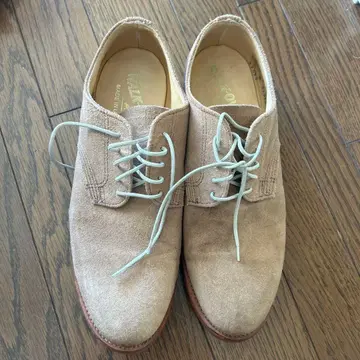 워크오버 베이지 스웨이드 신발 9M