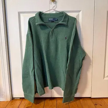 POLO 하프 지퍼 구제 의류