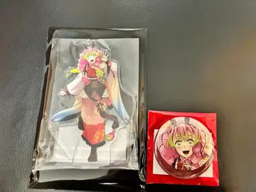 귀멸의 칼날 띠별 말띠 아크릴 스탠드 캔뱃지 칸로지 미츠리