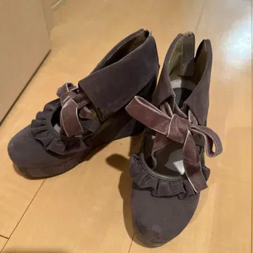 axes femme POETIQUE 다크 퍼플 하이힐