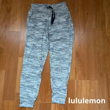 룰루레몬 그레이 계열 드로우 스트링 스웨트 팬츠