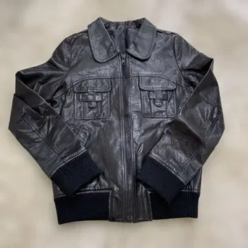 MOUSSY 마우지 램 가죽 점퍼 천연 가죽