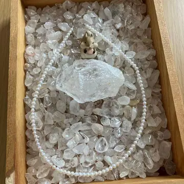 담수 진주 목걸이 실버 925