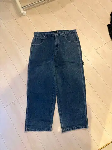 Players 69 다크 블루 배기 데님 스트릿 스케이터