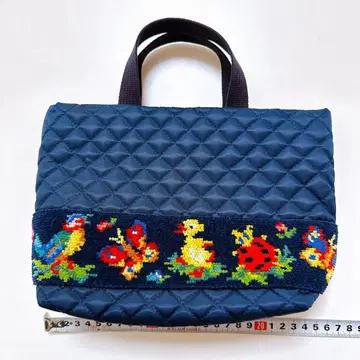 극미품 학교 페이러 백인 미니백 FEILER 하이디