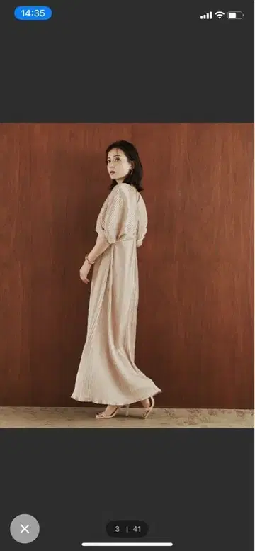 [ anuans ] 랜덤 플리츠 돌먼 원피스