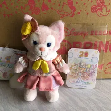 컬러풀 해피니스 더피 20주년 리나벨 인형 배지 씰 1장