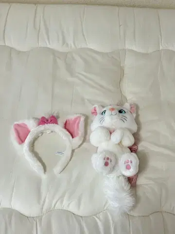 디즈니 마리 머리띠 & 미니백 세트