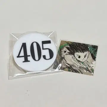 h x h 헌터 시험 번호판 아크릴 배지 스티커 곤