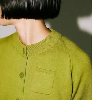 As, 올리브 그린 니트 가디건