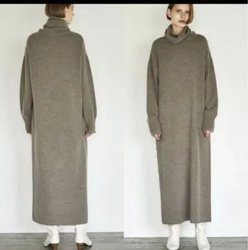 롱 니트 원피스