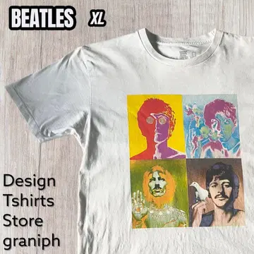 BEATLES 컬러풀 아트 T셔츠 XL Design Tshirts